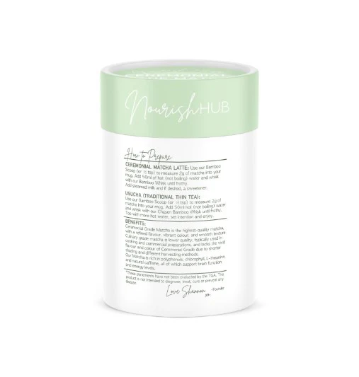 Nourish Hub Ceremonial Grade Matcha 50g - Image 3