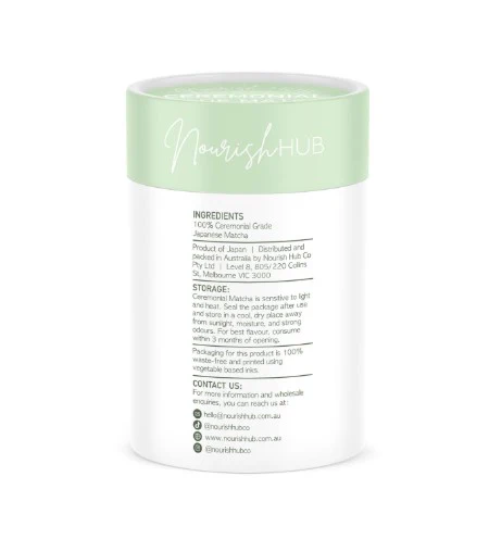 Nourish Hub Ceremonial Grade Matcha 50g - Image 4