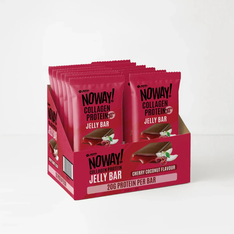 NOWAY Cherry Coconut Jelly Bar 60g - Box of 14