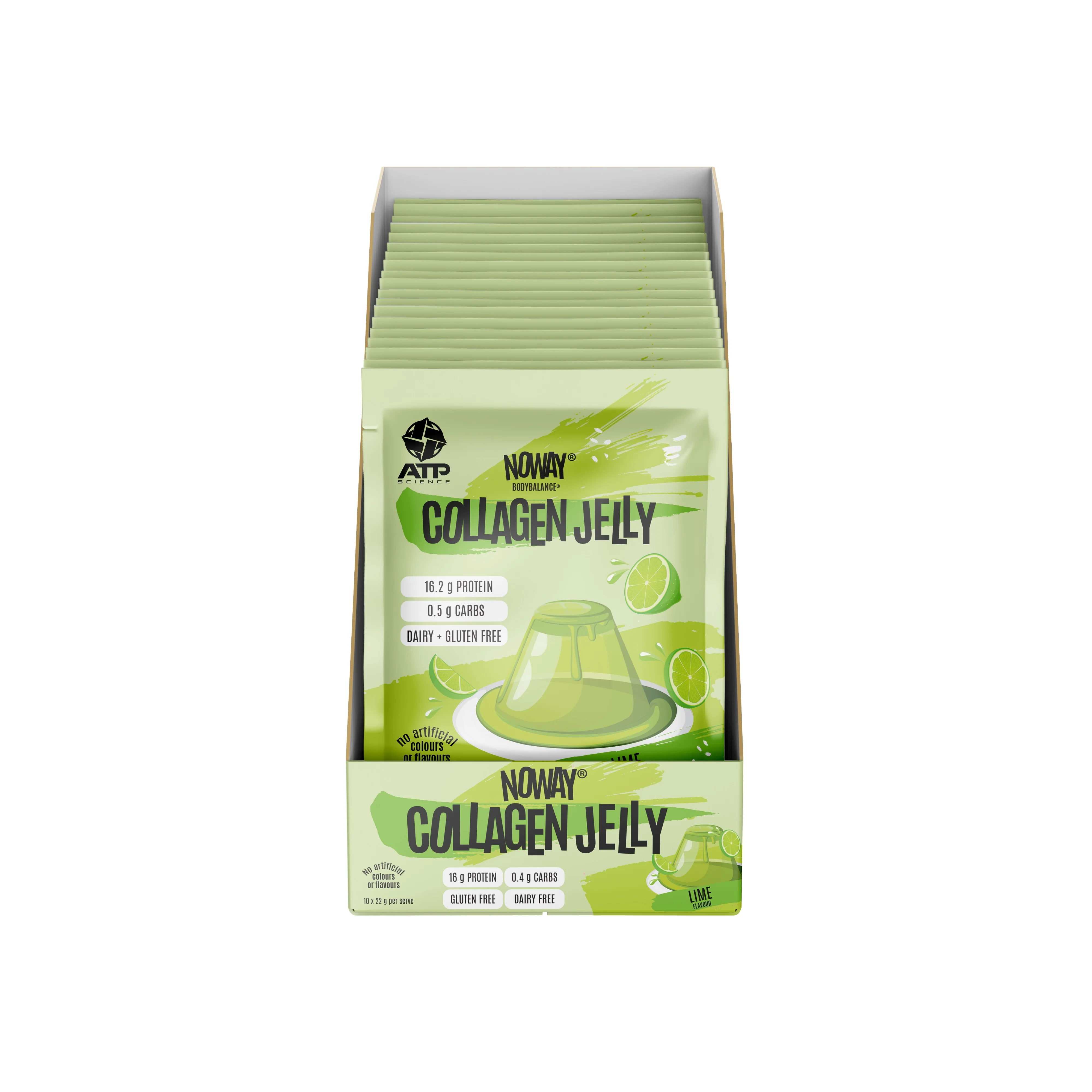 NOWAY Collagen Jelly Lime 22g Sachet - Box of 10
