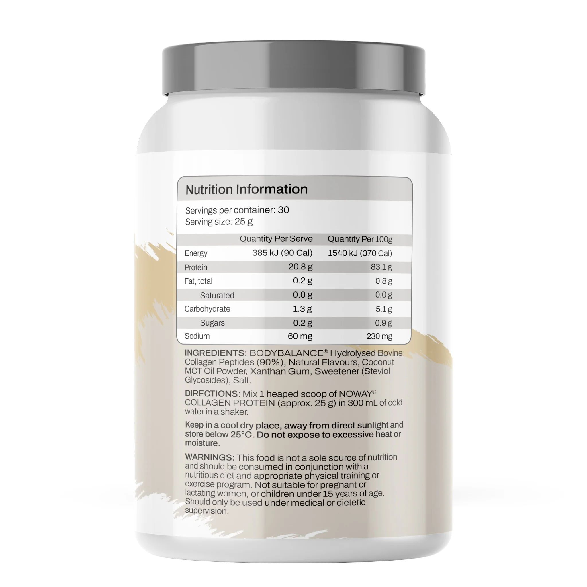 NOWAY Collagen Protein Vanilla - Image 3