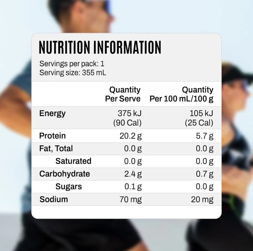 NOWAY Collagen Protein Water Sparkling Water Kiwi Apple 355ml - Box of 12 - Image 3