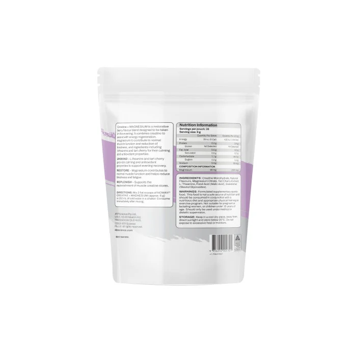 NOWAY Creatine & Magnesium Mixed Berry 30 Serve - 180g - Image 2