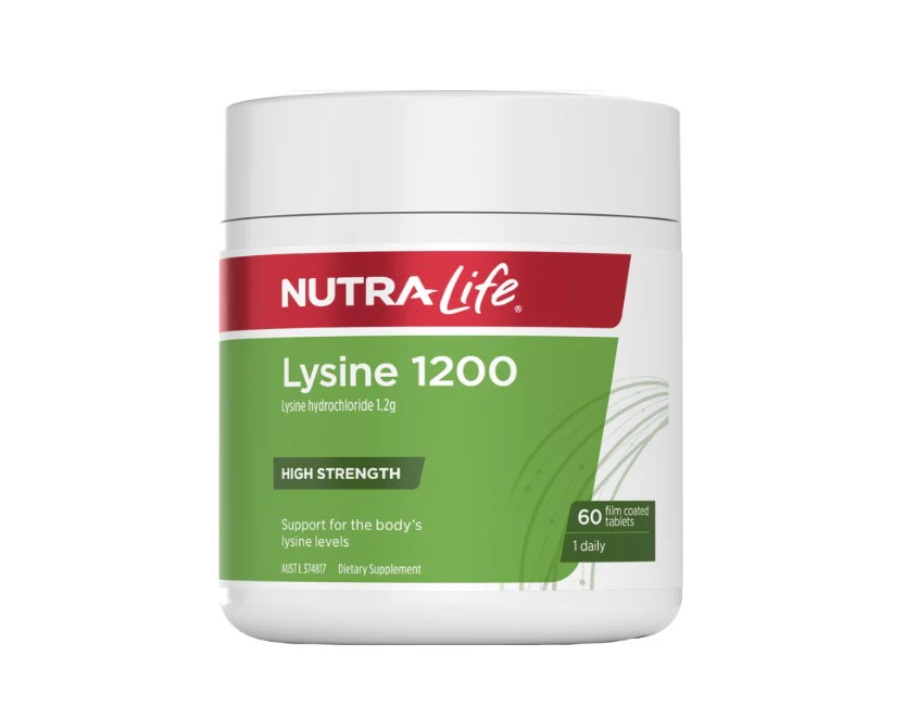 Nutra-Life Lysine 1200mg 60 tablets