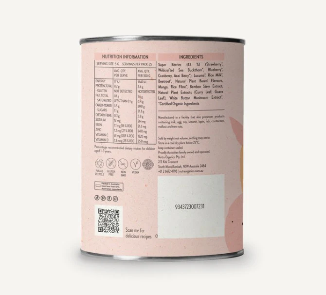 Nutra Organics Berry Immune - Image 3