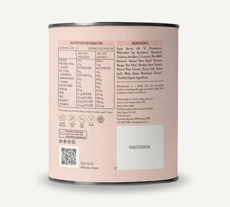 Nutra Organics Berry Immune - Image 6