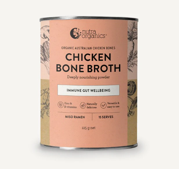 Nutra Organics Chicken Bone Broth Miso Ramen 125g