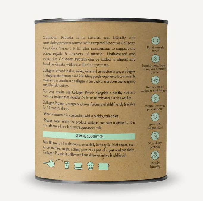 Nutra Organics Collagen Protein 225g - Image 2