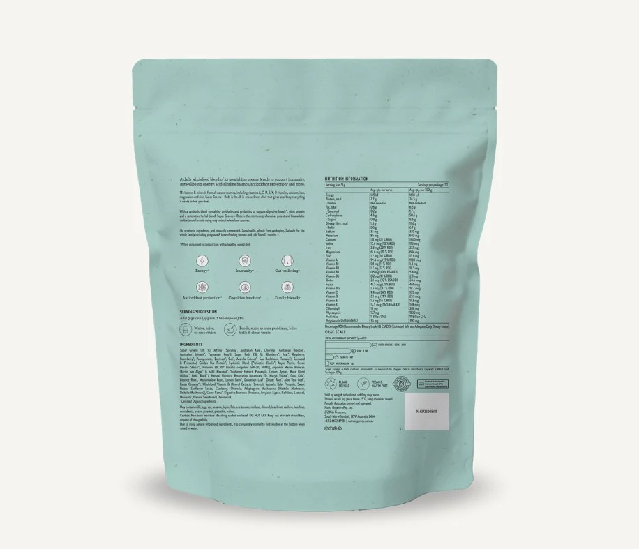Nutra Organics Super Greens + Reds - Image 11