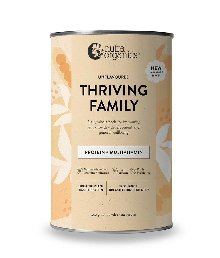 Nutra Organics Thriving Family Unflavoured 450g
