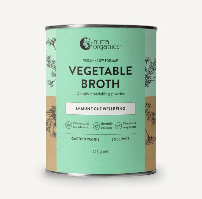 Nutra Organics Vegetable Broth Garden Veggie 125g