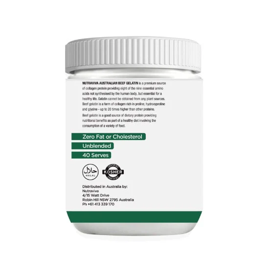 Nutraviva Australian Beef Gelatin 400g - Image 3