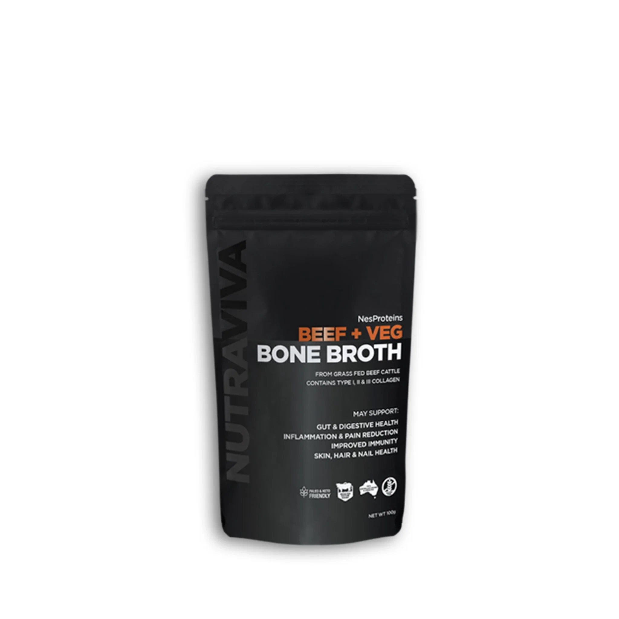 Nutraviva Beef Bone Broth 100g - Image 3