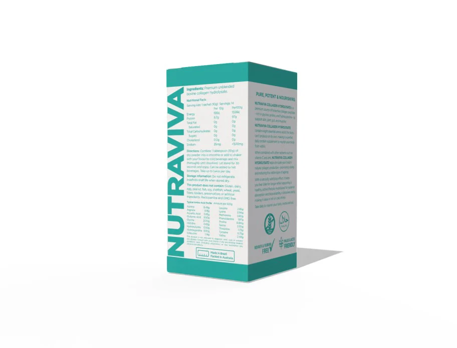 Nutraviva Collagen Hydrolysate Sachet Box 140g - Image 4