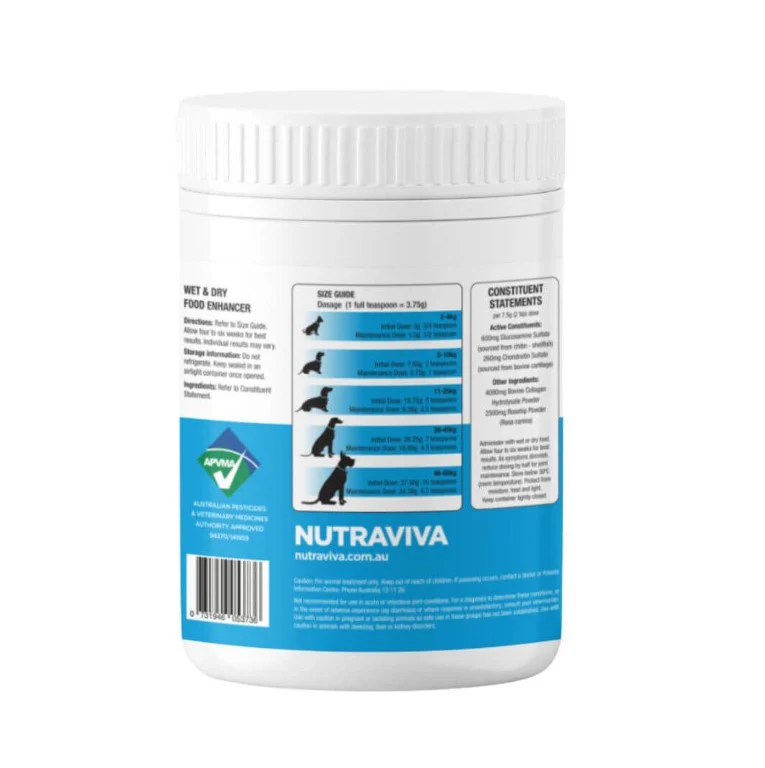 Nutraviva Move Easy Formula for Dogs 405g - Image 2