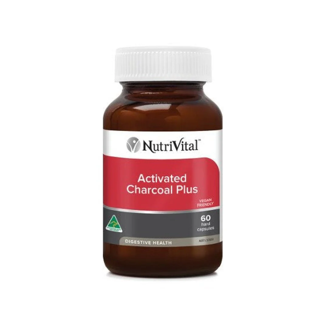 NutriVital Activated Charcoal Plus Capsules 60 capsules