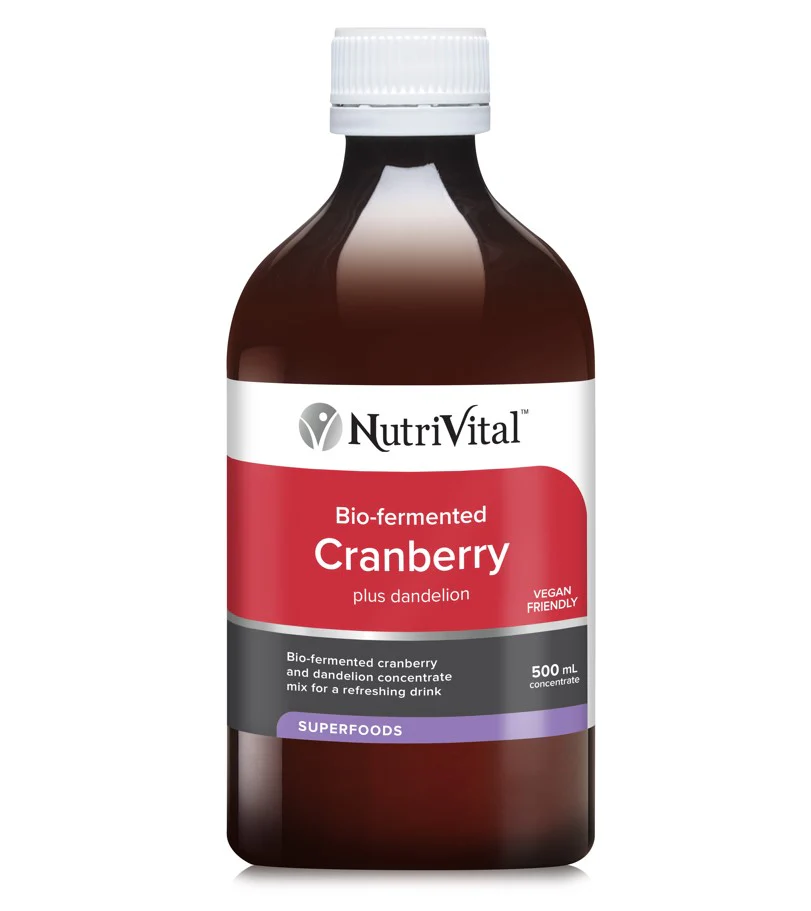 NutriVital Bio-Fermented Organic Cranberry Liquid 500ml