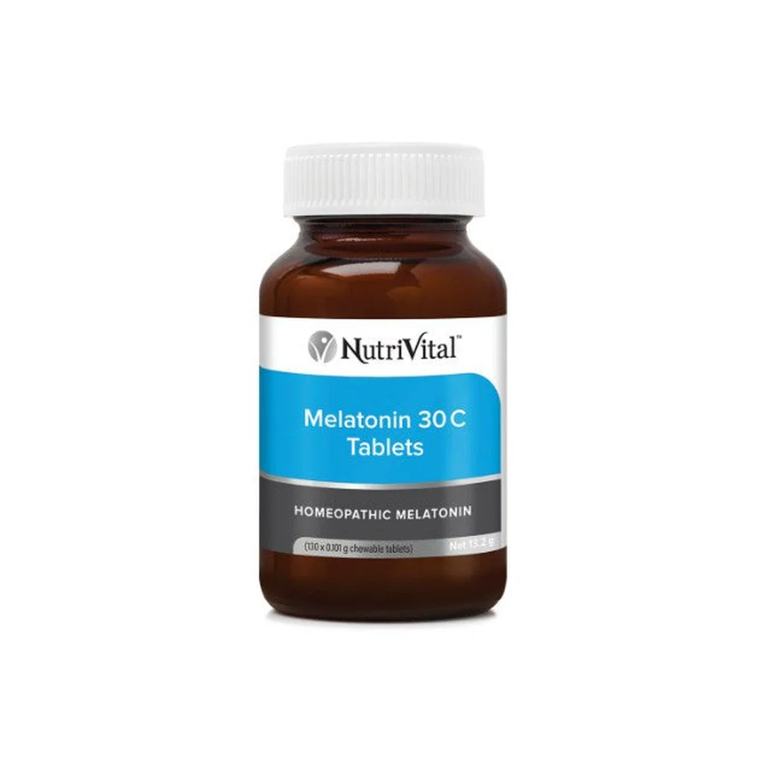 NutriVital Homeopathic Melatonin 30C Tablets