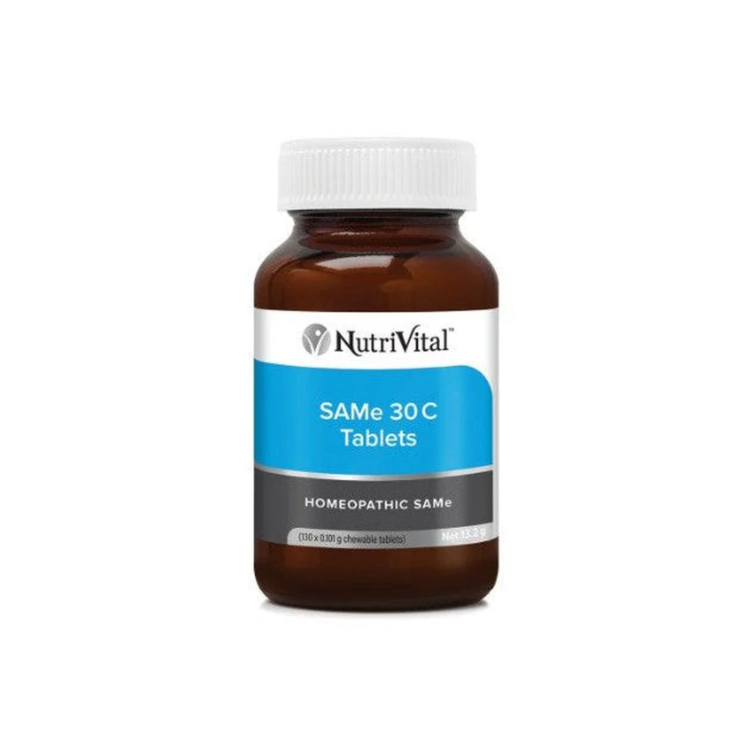 NutriVital Homeopathic SAMe 30C Tablets