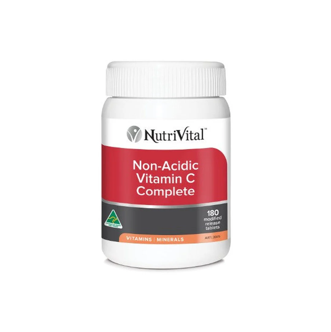 NutriVital Non-Acidic Vitamin C Complete Tablets - Image 3