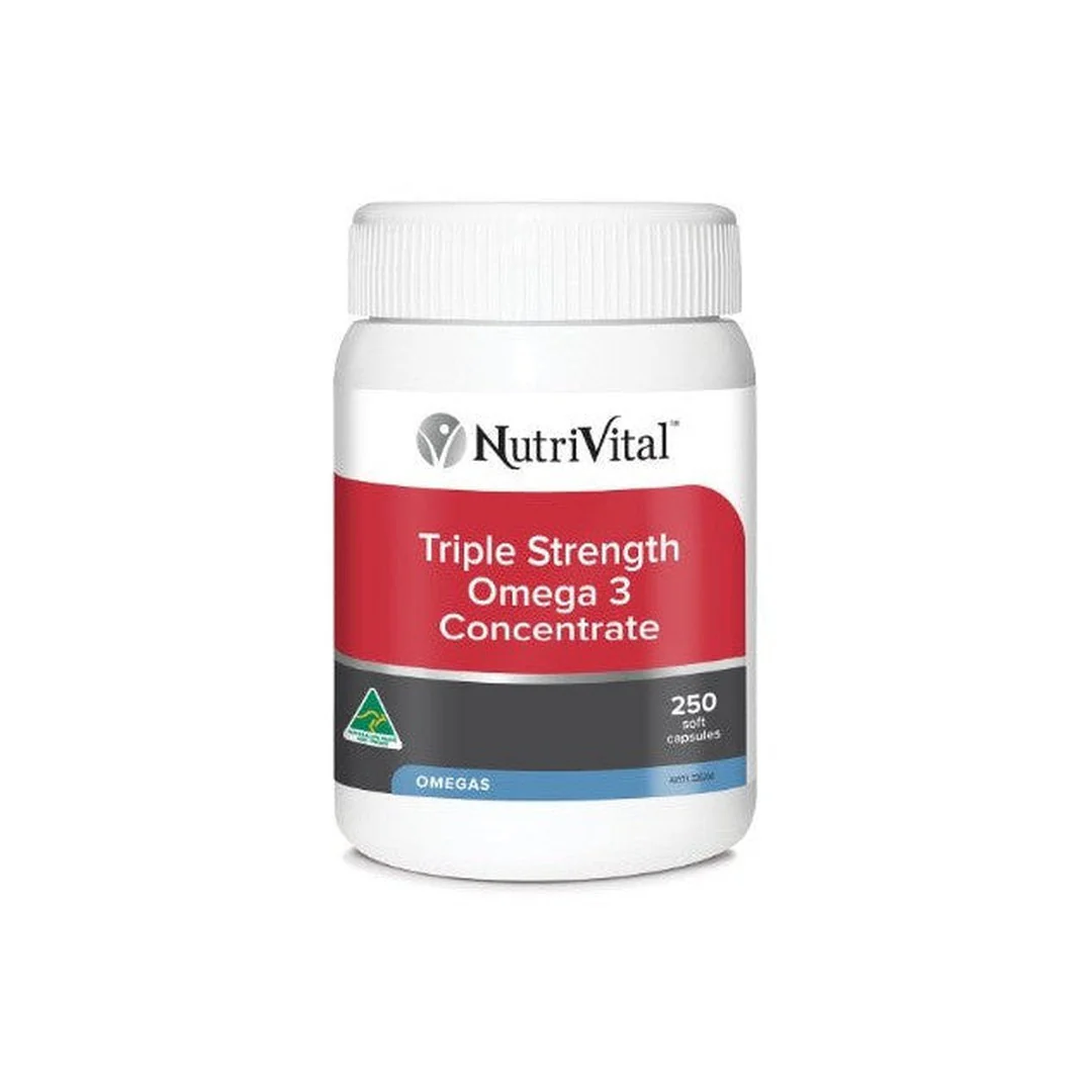 NutriVital Triple Strength Omega 3 Concentrate Capsules - Image 2
