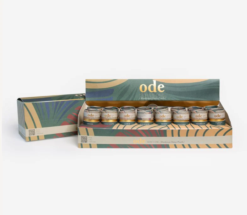 Ode Health Mushroom Honey Pearls Mixed Box - 16 tubes