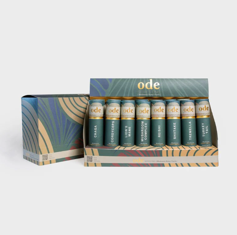 Ode Health Mushroom Honey Pearls Mixed Box - 16 tubes - Image 2