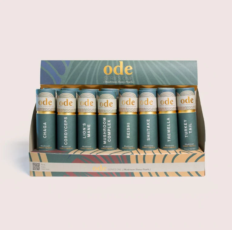 Ode Health Mushroom Honey Pearls Mixed Box - 16 tubes - Image 3