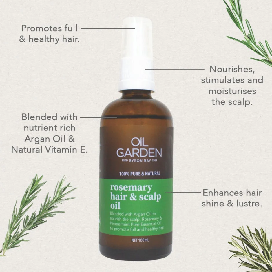 Oil Garden Rosemary Hair & Scalp Oil 100ml - Image 2