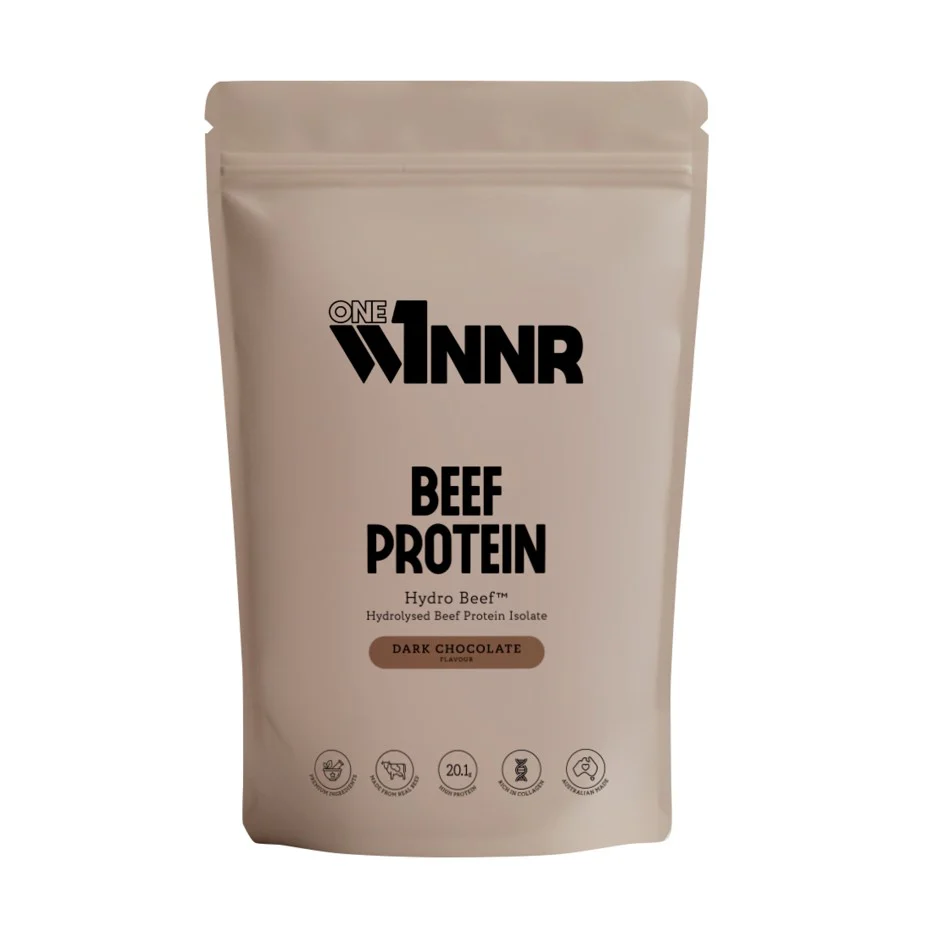 ONE W1NNR Hydro Beef Dark Chocolate 500g