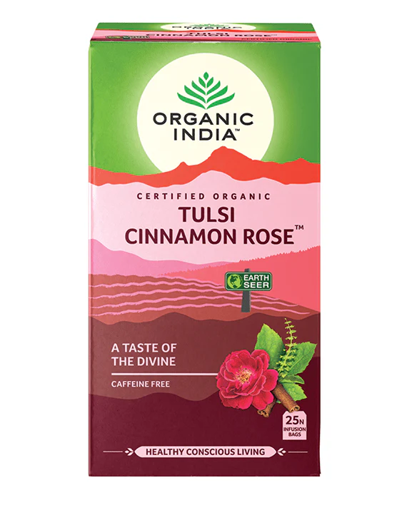 Organic India Tulsi Cinnamon Rose Tea