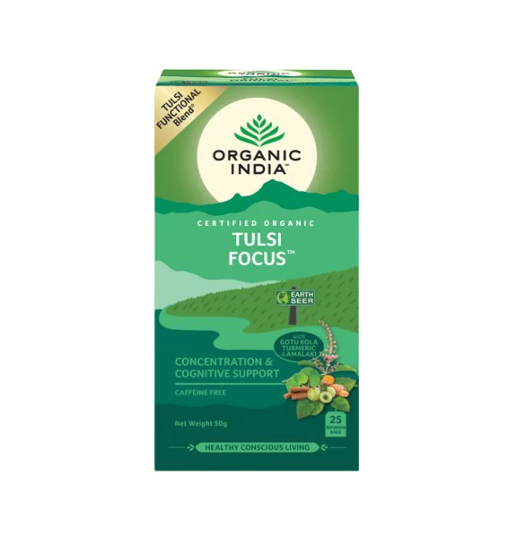 Organic India Tulsi Focus Tea 25 Tea bags