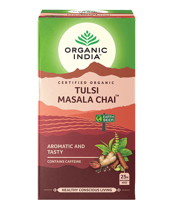 Organic India Tulsi Masala Chai 25 Tea Bags