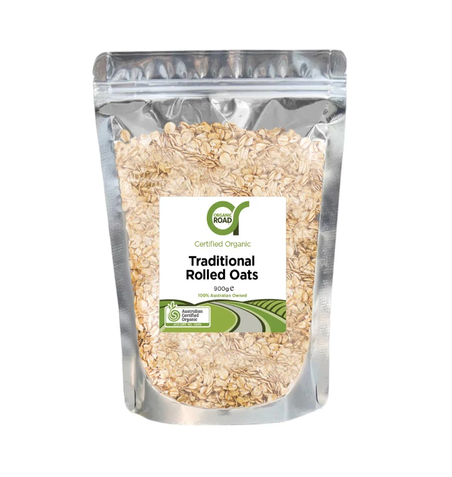 Organic Road Rolled Oats 900g