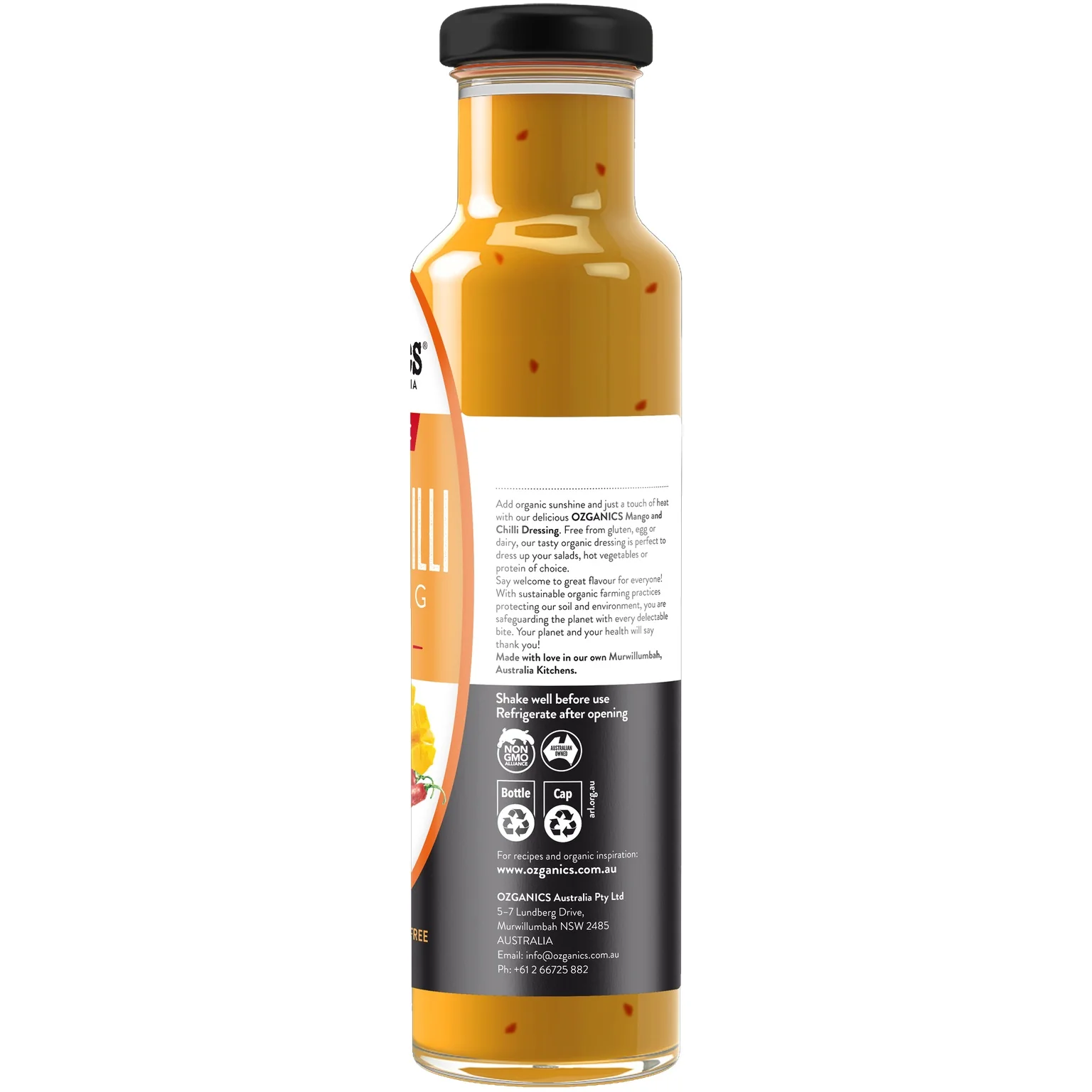 Ozganics Dressing Mango Chilli Certified Organic 250ml - Image 2