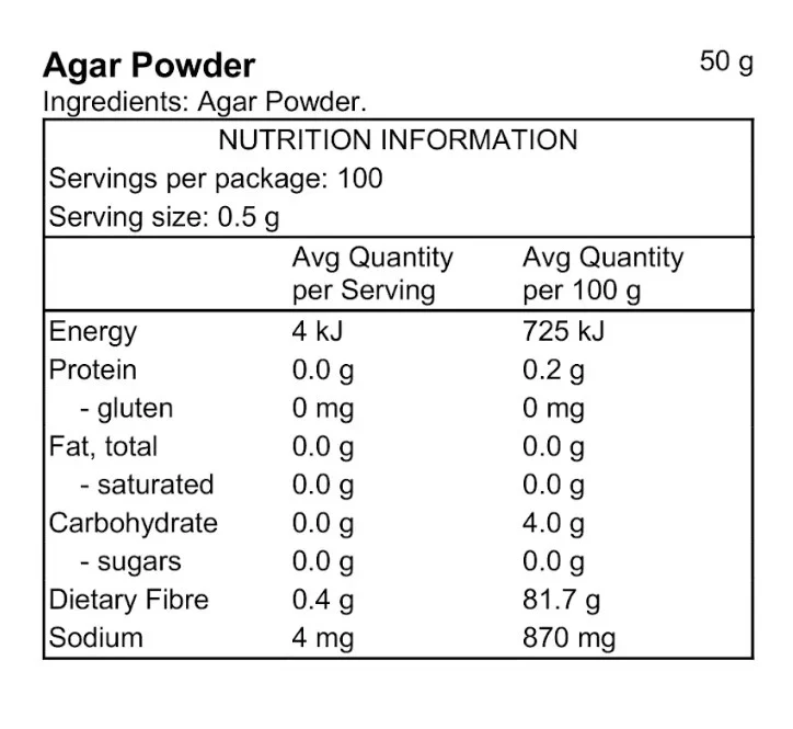 Pacific Harvest Premium Agar Powder 50g - Image 3