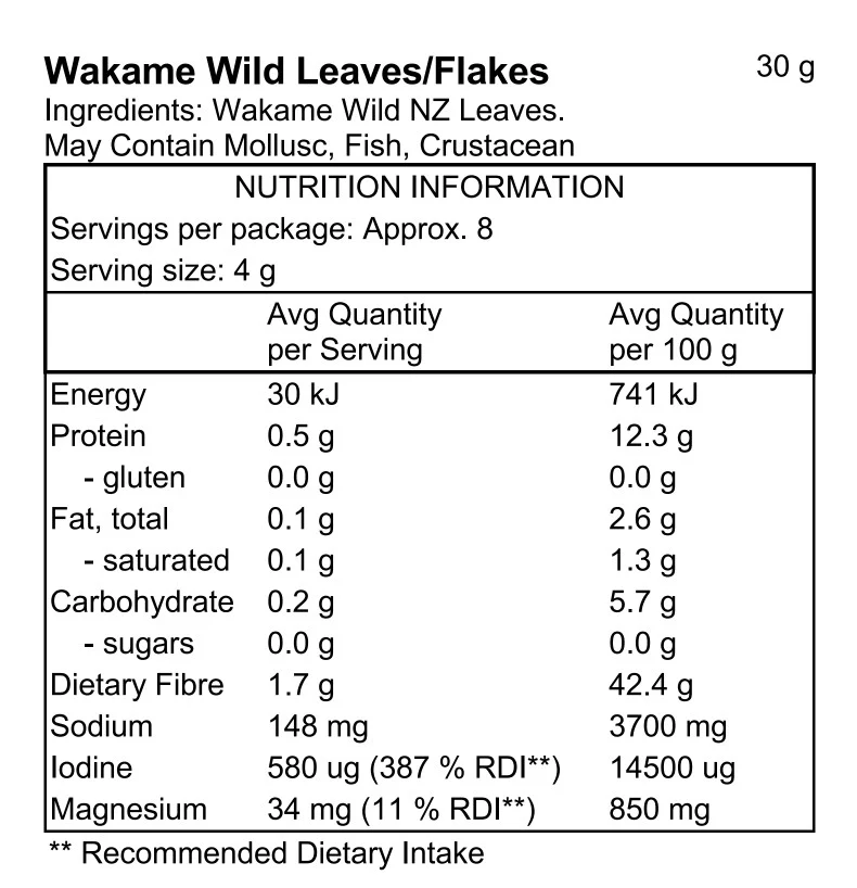 Pacific Harvest Wakame Flakes - Image 3