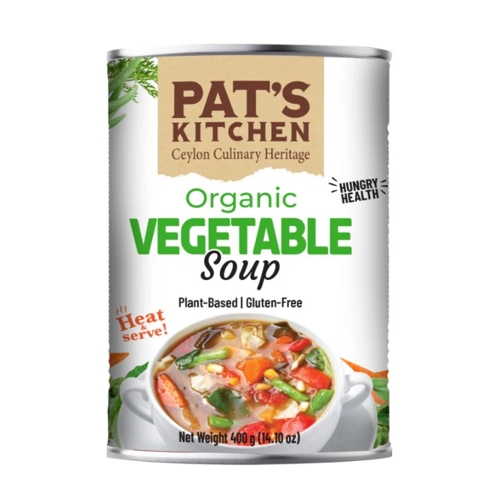 Pat's Kitchen Organic Vegetable Soup 400g - Box of 6