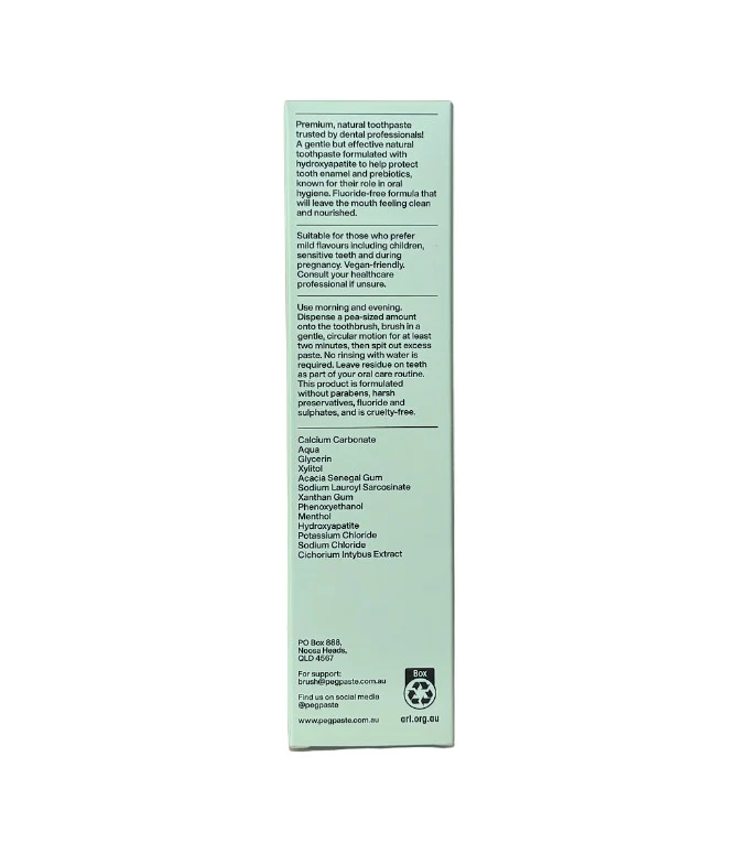 Peg Paste Toothpaste Natural Mint - Image 2