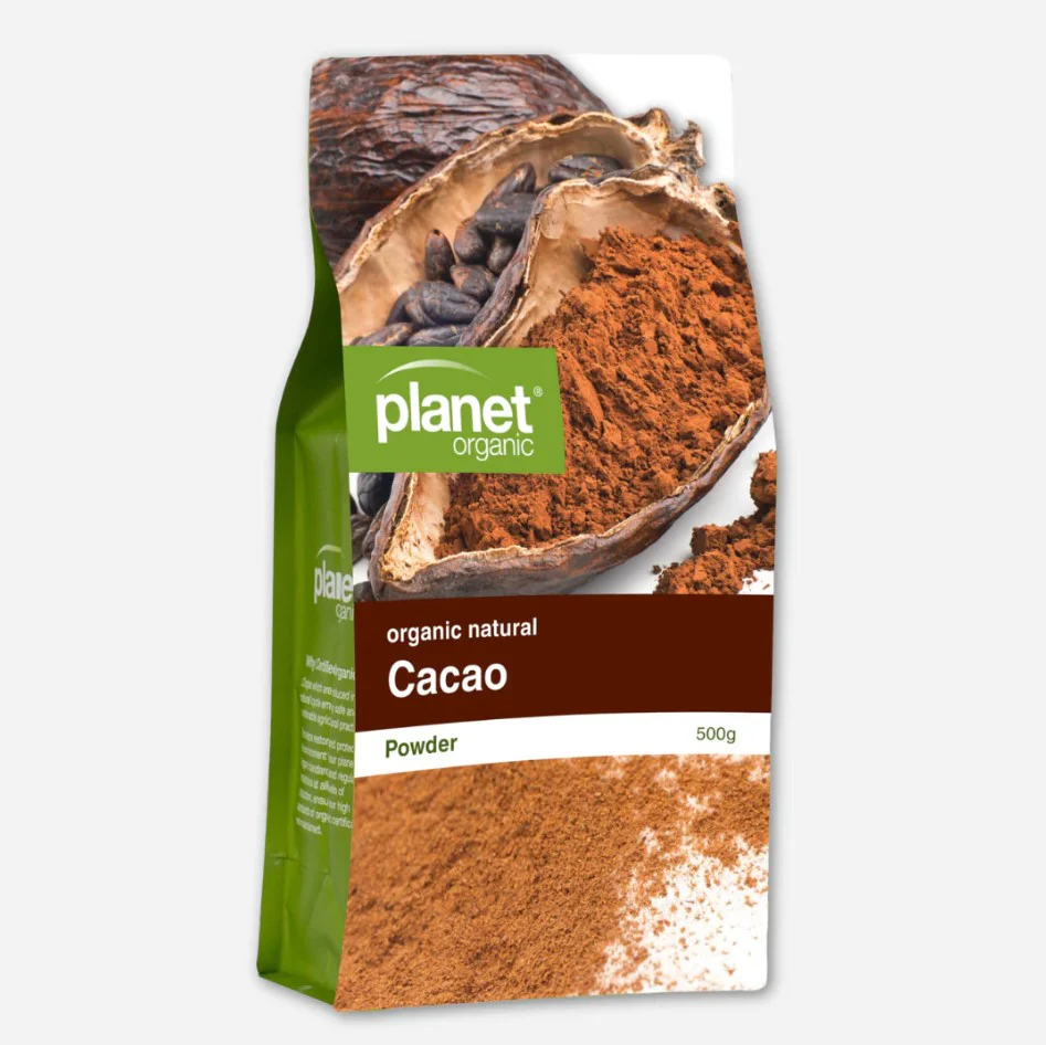 Planet Organic Certified Organic Cacao Powder - Image 2