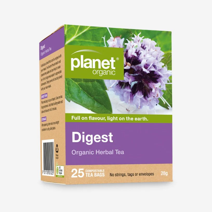 Planet Organic Digest Tea Bags 25 Tea Bags