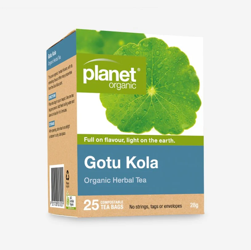 Planet Organic Gotu Kola Tea 25 Tea Bags