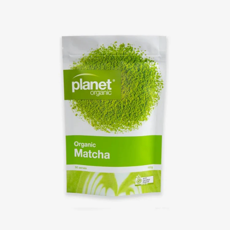 Planet Organic Japanese Matcha Green Tea Powder Certified Organic 100g
