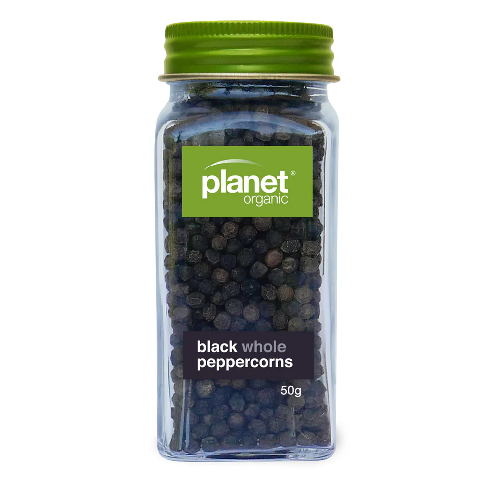 Planet Organic Peppercorn Black 50g