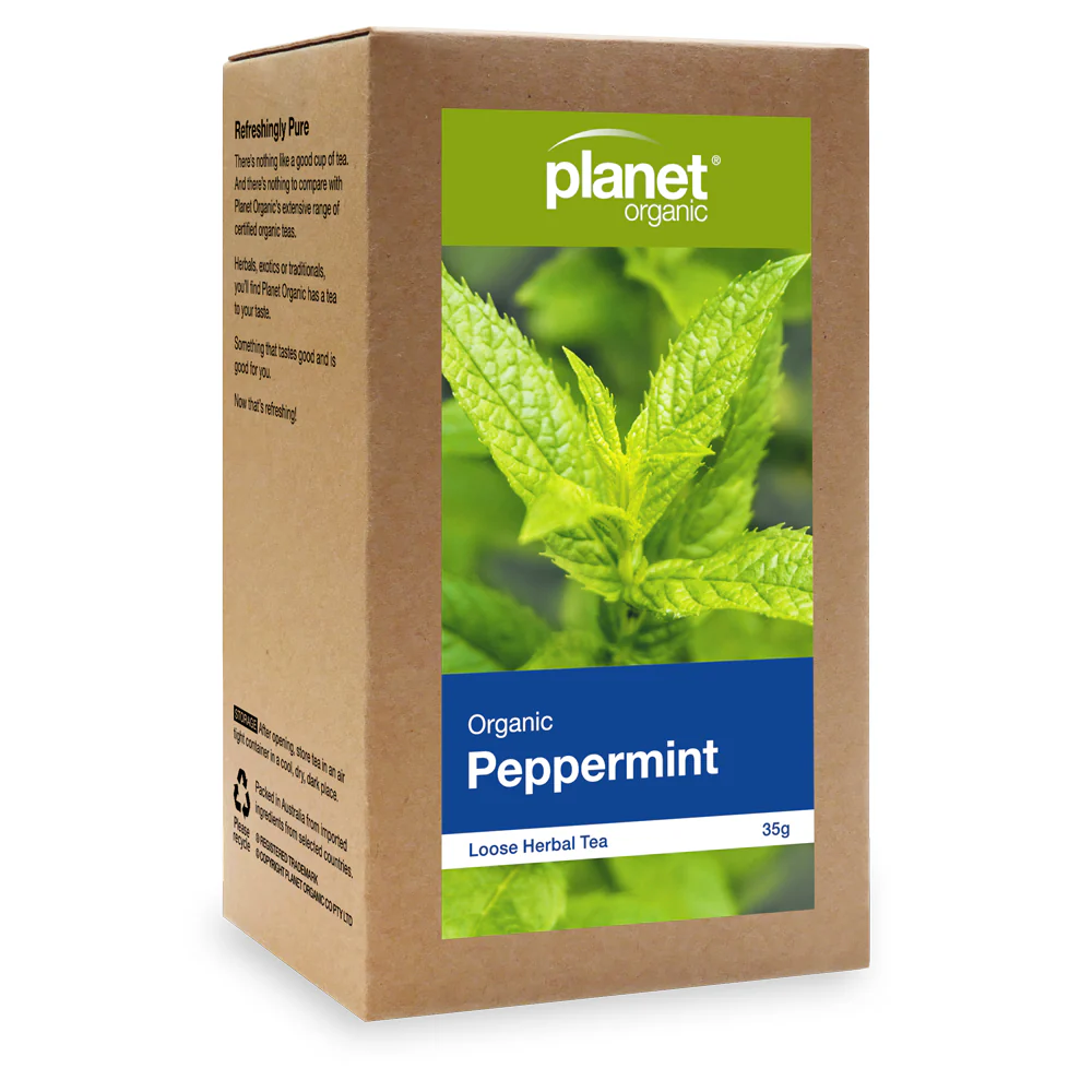Planet Organic Peppermint Tea Loose Leaf 35g