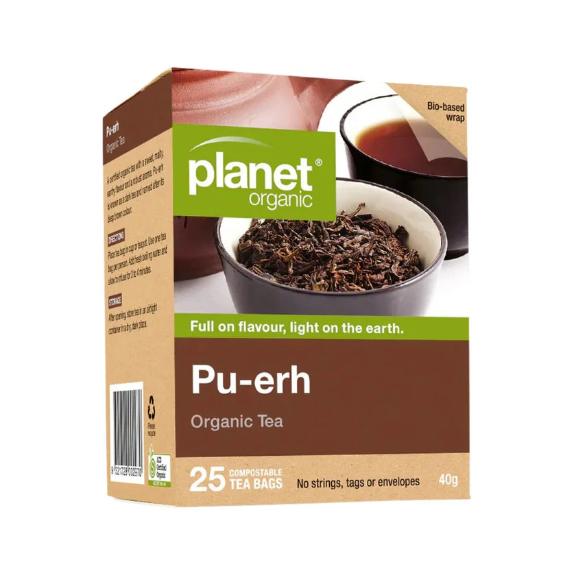 Planet Organic Tea Pu-erh 25 tea bags