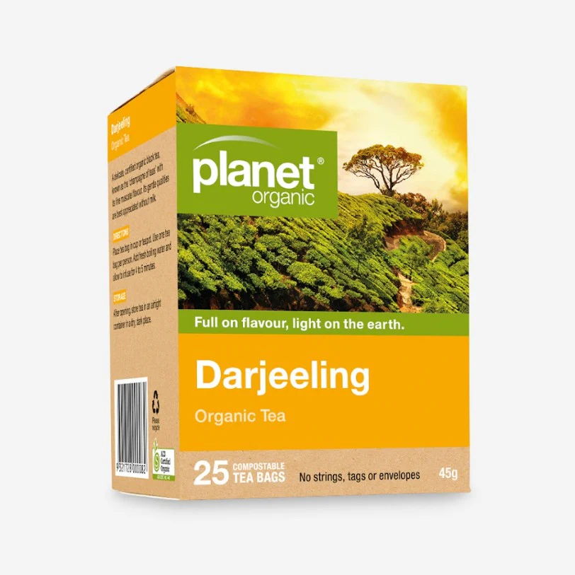 Planet Organic Tea Bags Darjeeling 25 Tea Bags