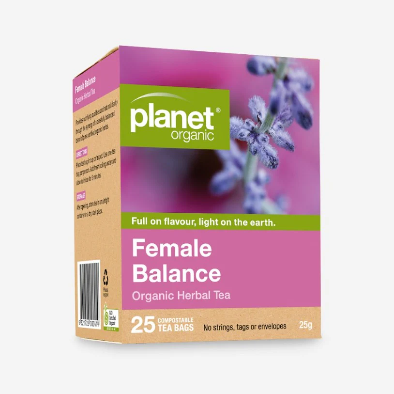 Planet Organic Tea Female Balance 25 Tea Bags