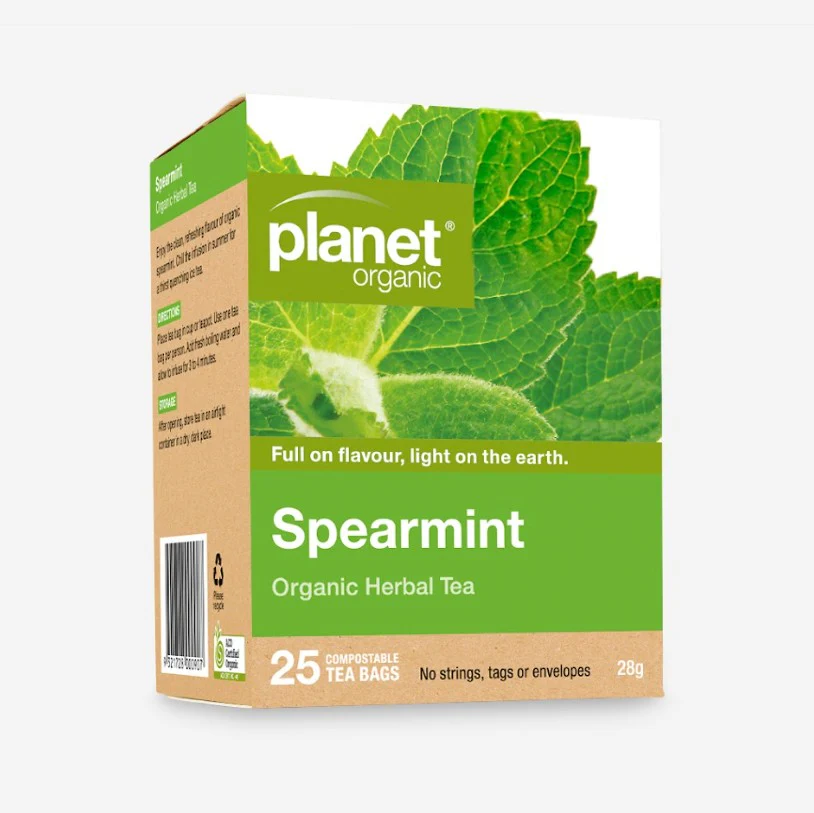 Planet Organic Tea Spearmint 25 Tea Bags