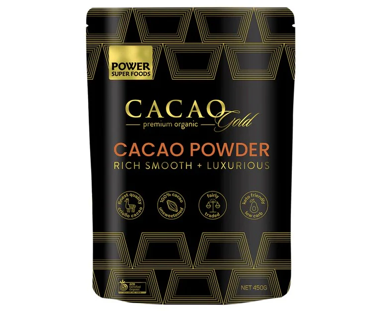 Power Super Food Certified Organic Cacao Gold Powder